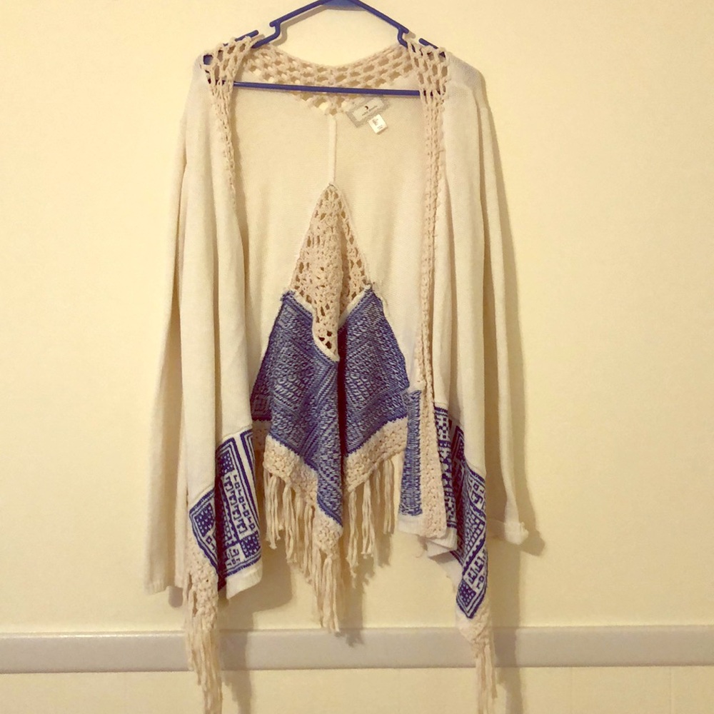 Boho crochet cardigan
